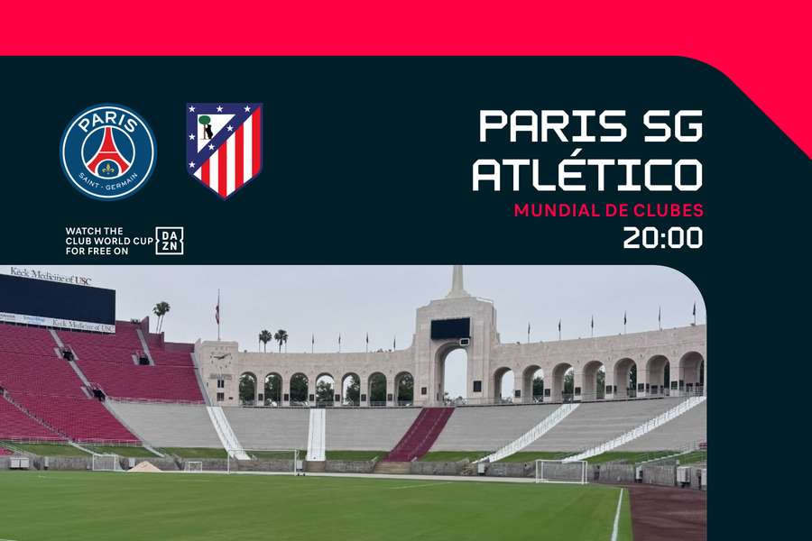 PSG e Atlético entram em ação em Los Angeles