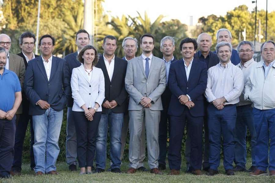 Daniel Monteiro com a nova direção da Confederação do Desporto