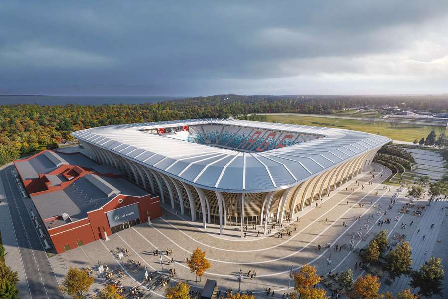 Det er vigtigt for AGF, at det nye stadion udviser respekt for Axel Høegh Hansens ikoniske søjlehal og den unikke placering i Marselisskoven.