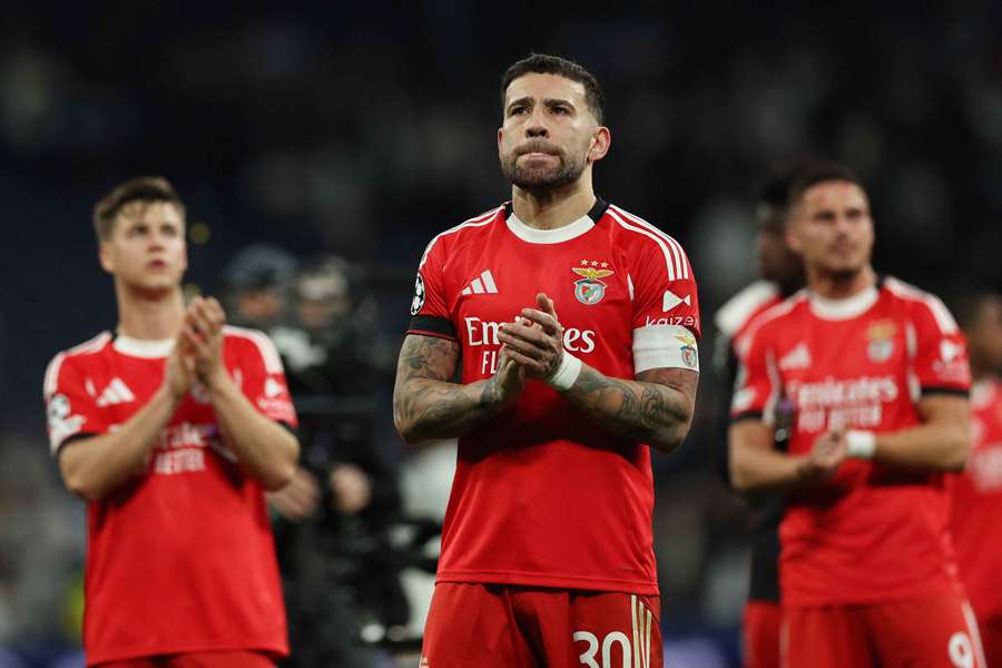 Otamendi é o capitão do Benfica