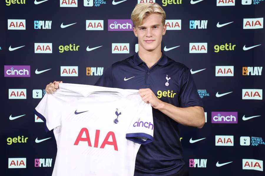 Lucas Bergvall skal fra 1. juli tørne ud for Tottenham Hotspur.