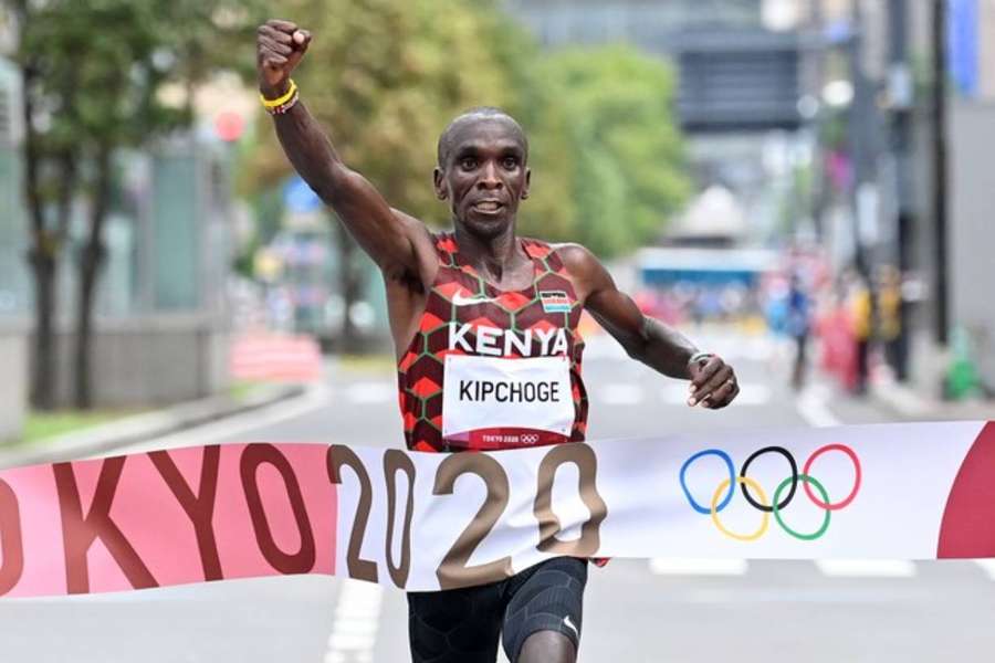 Eliud Kipchoge is looking to win his third Olympic marathon gold next year