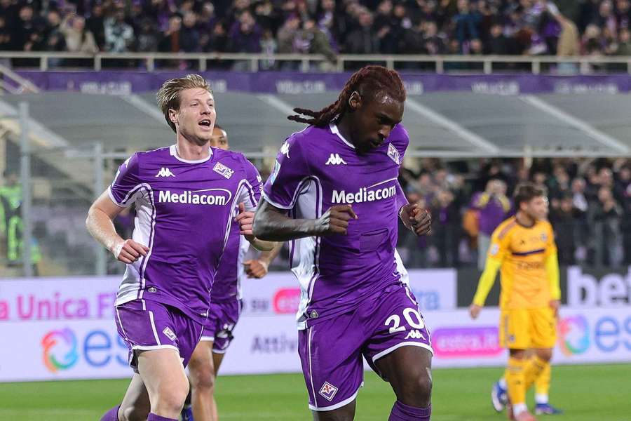 Moise Kean fez o golo da vitória da Fiorentina