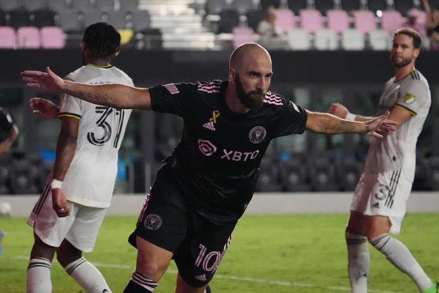 Za Inter Miami odehrál Gonzalo Higuaín 68 zápasů, v nichž dal 18 gólů.