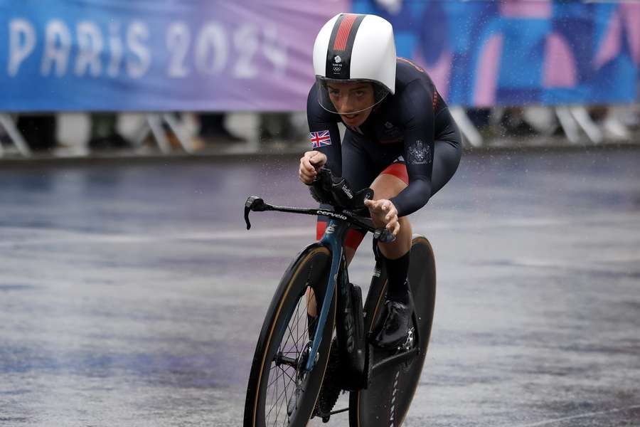 Anna Henderson in actie op de Olympische Spelen in Parijs