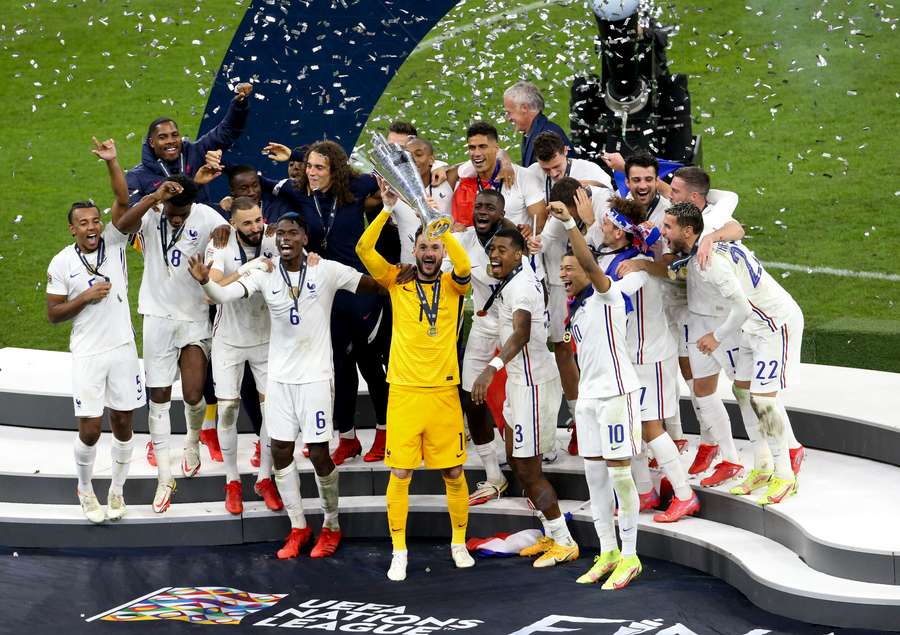 Les Bleus victorieux en 2021. Les Bleus victorieux en 2021.