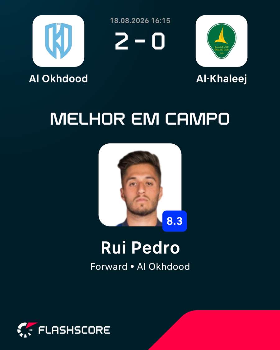 Rui Pedro foi o homem do jogo