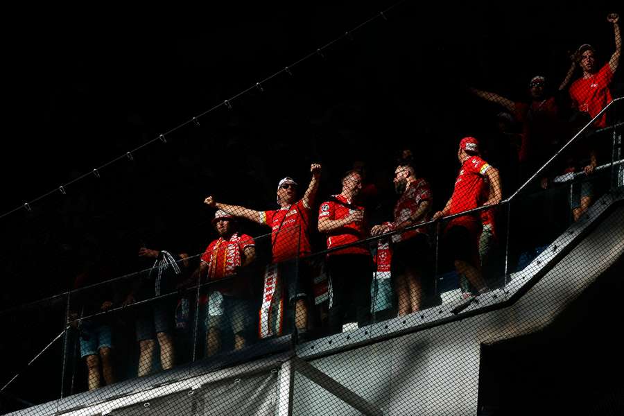 Bei weitem nicht alle Union-Fans kamen ins Stadion.