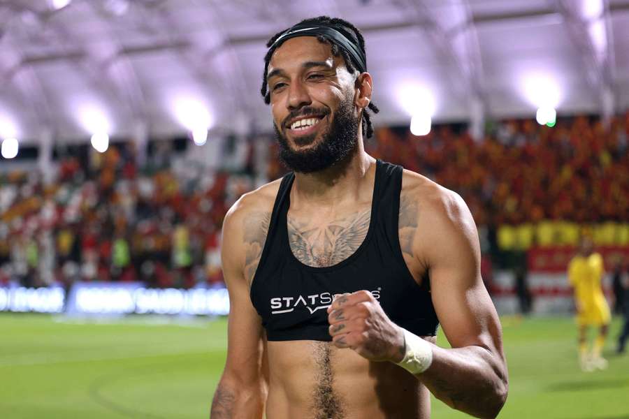 Pierre-Emerick Aubameyang en Arabie saoudite.