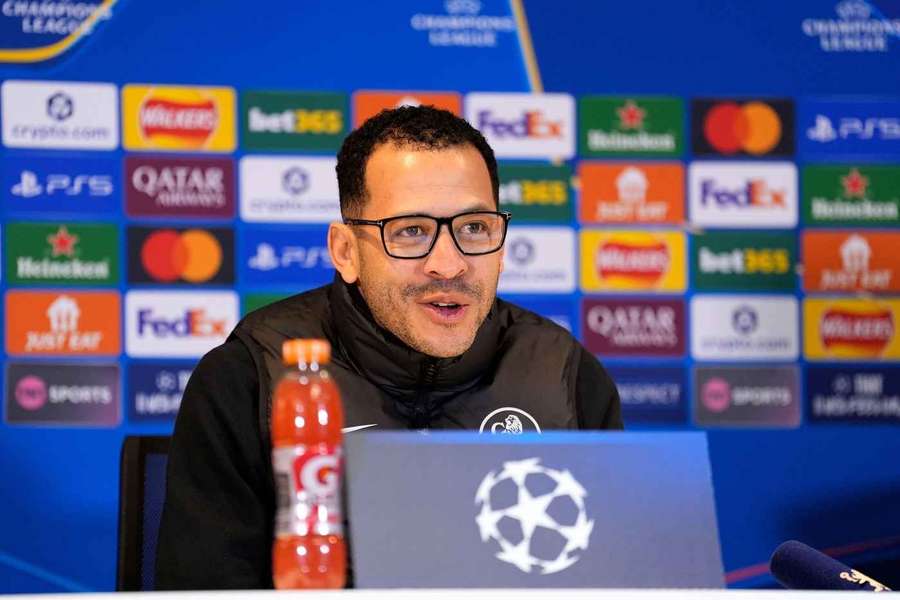 Rosenior speaks to the media