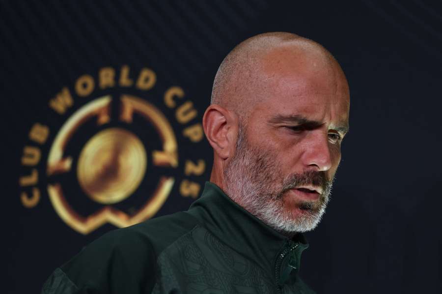 Enzo Maresca speaks to the media