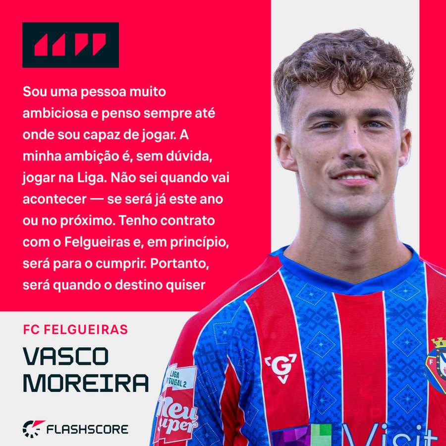 Vasco Moreira assume discurso ambicioso