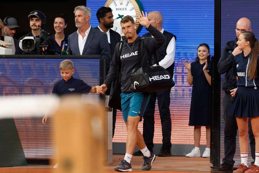 Filip Misolic bei den French Open.