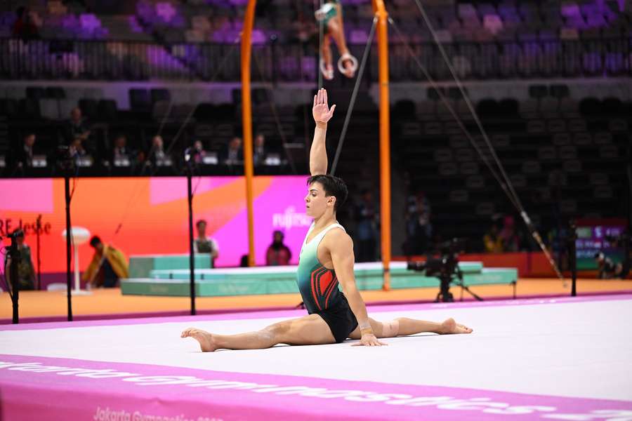 Filipe Almeida terminou em 29.º no concurso de saltos do Campeonato do Mundo de ginástica artística