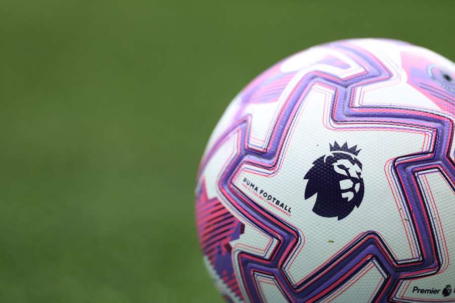 General view of the Premier League ball