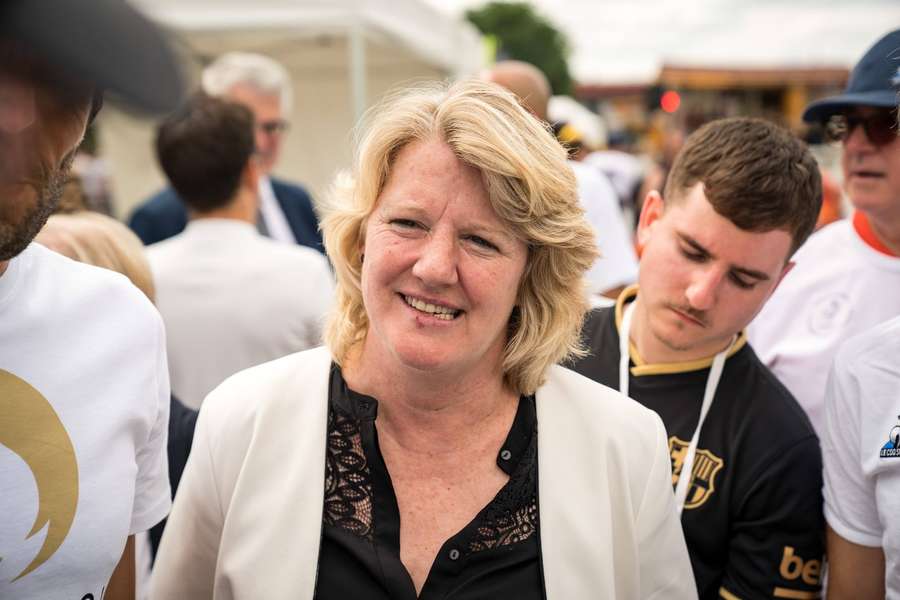 La présidente du CNOSF Brigitte Henriques à Saint-Denis. La présidente du CNOSF Brigitte Henriques à Saint-Denis.