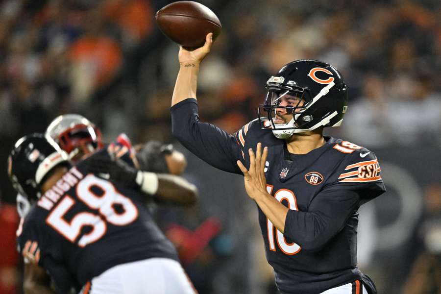 Caleb Williams, QB of the Chicago Bears Caleb Williams, QB of the Chicago Bears