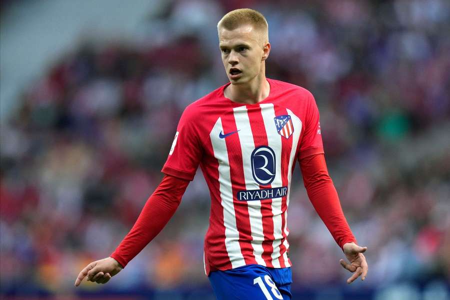 Arthur Vermeeren speelde niet veel bij Atlético Madrid