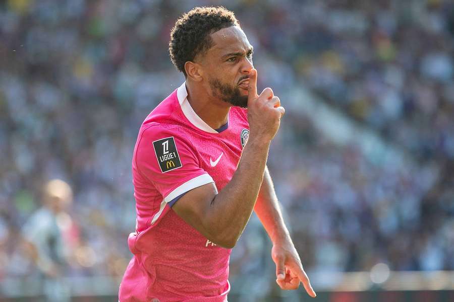 Franck Magri, l'homme du match côté Toulouse grâce à son doublé. 