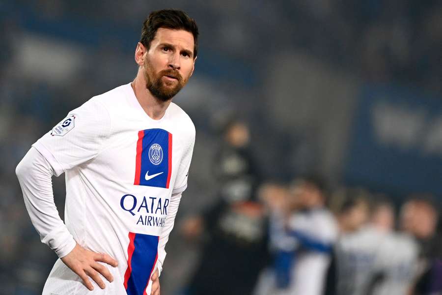 Lionel Messi, con la camiseta del PSG
