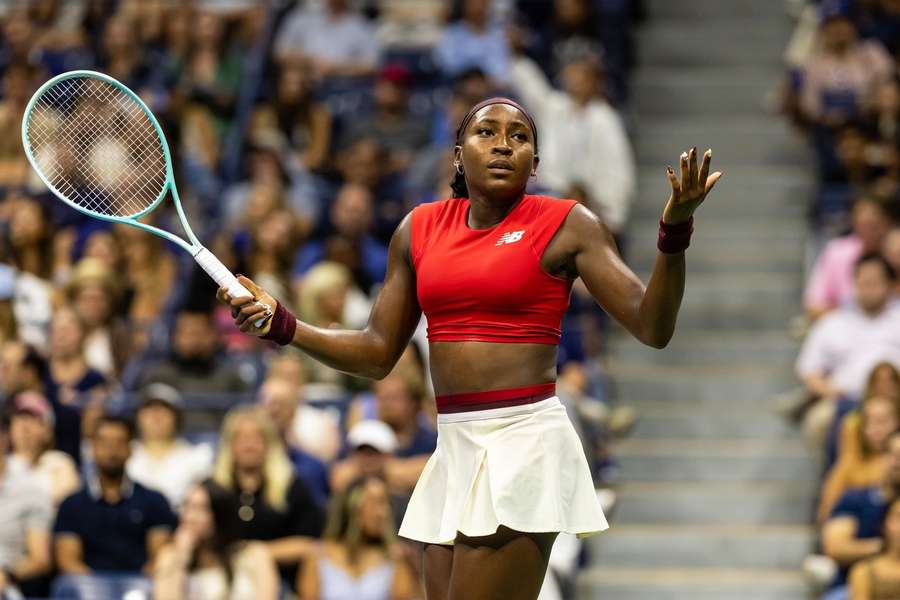Coco Gauff se queja Coco Gauff se queja