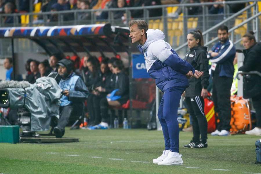 Renard guidant l'équipe de France Féminine.