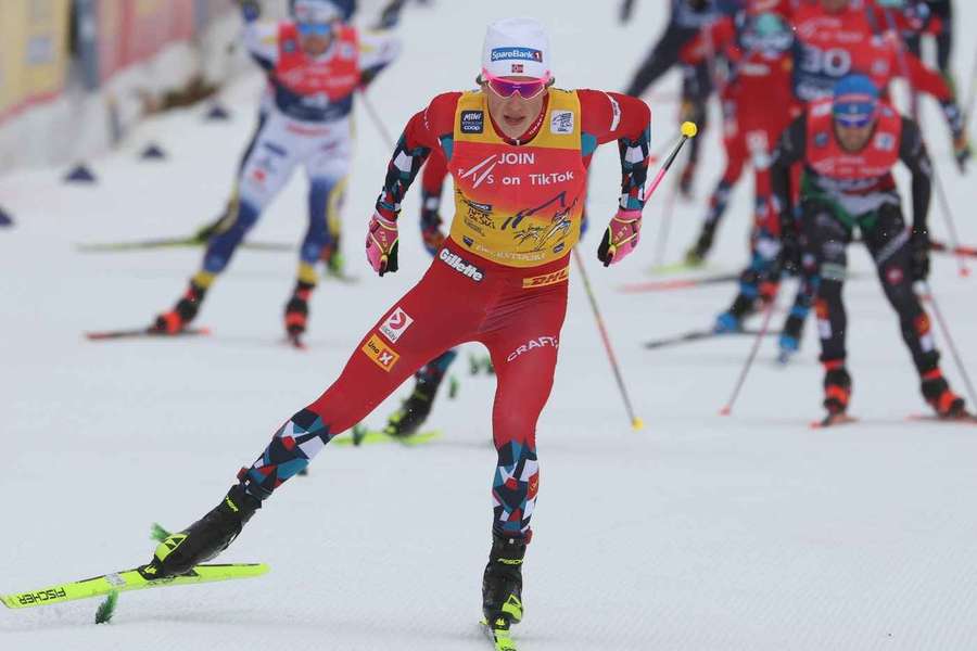 Johannes Hösflot Kläbo in Aktion Johannes Hösflot Kläbo in Aktion