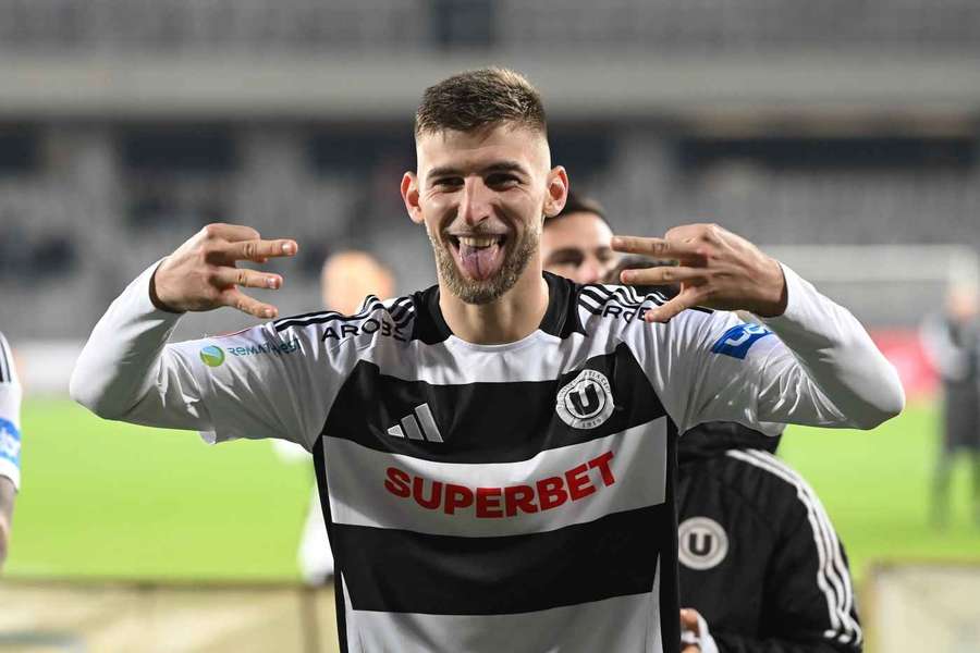Golgheterul Jovo Lukic revine după accidentare și o poate ajuta pe U Cluj în duelul cu Rapid