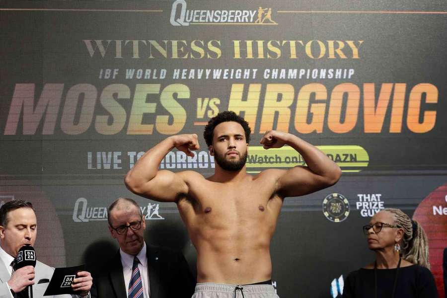 Moses Itauma before his fight against Filip Hrgovic