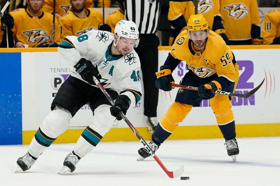 Nashville – San Jose v číslech. Jak je na tom Hertl v zápasech proti Predators?