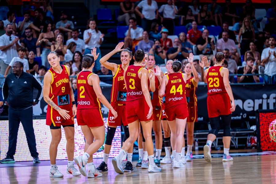 Las jugadoras de la selección española femenina Las jugadoras de la selección española femenina