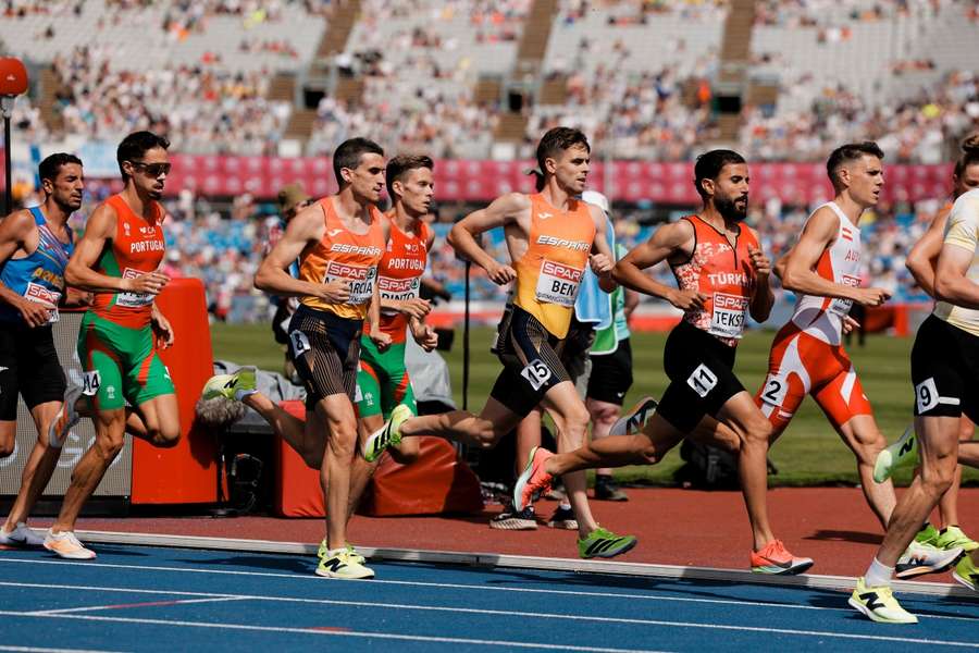 Adrián Ben y Mariano García, en las semifinales del 1.500 Adrián Ben y Mariano García, en las semifinales del 1.500