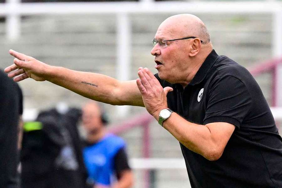 Trenér Plzně Miroslav Koubek