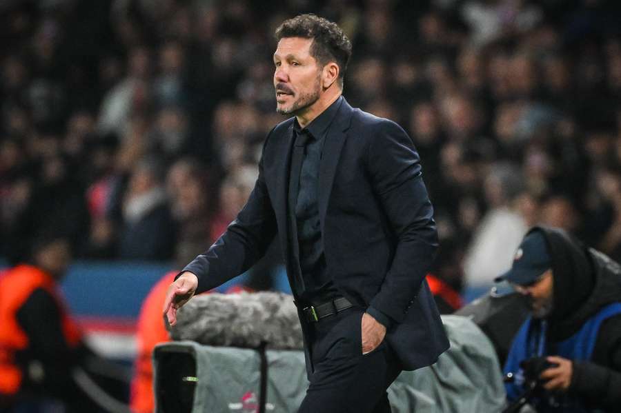 Simeone avec l'Atlético.