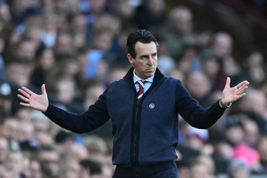 Unai Emery, entrenador del Aston Villa