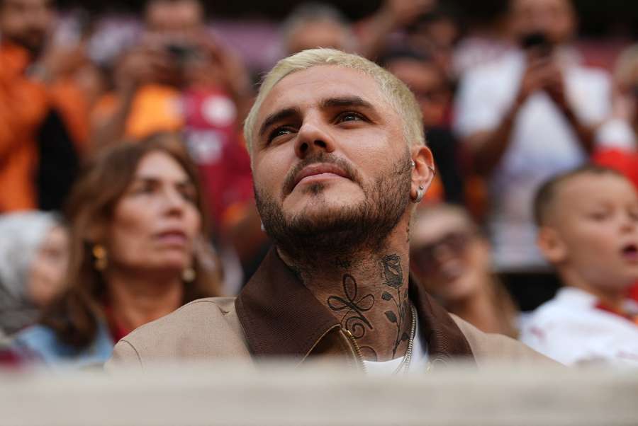 Icardi was in the stands for the game Icardi was in the stands for the game