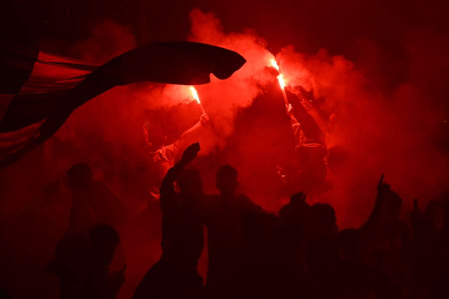 In Neapel wird heute Nacht gefeiert.