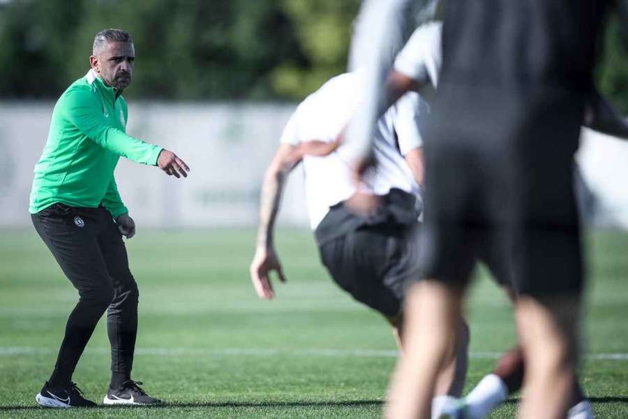 Rui Borges, treinador do Sporting 