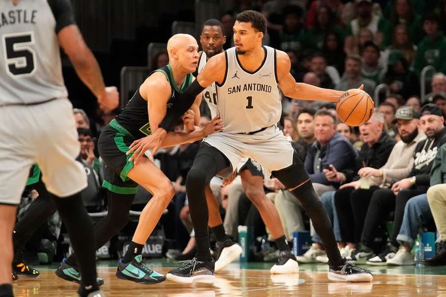 Wembanyama stepped up for the Spurs