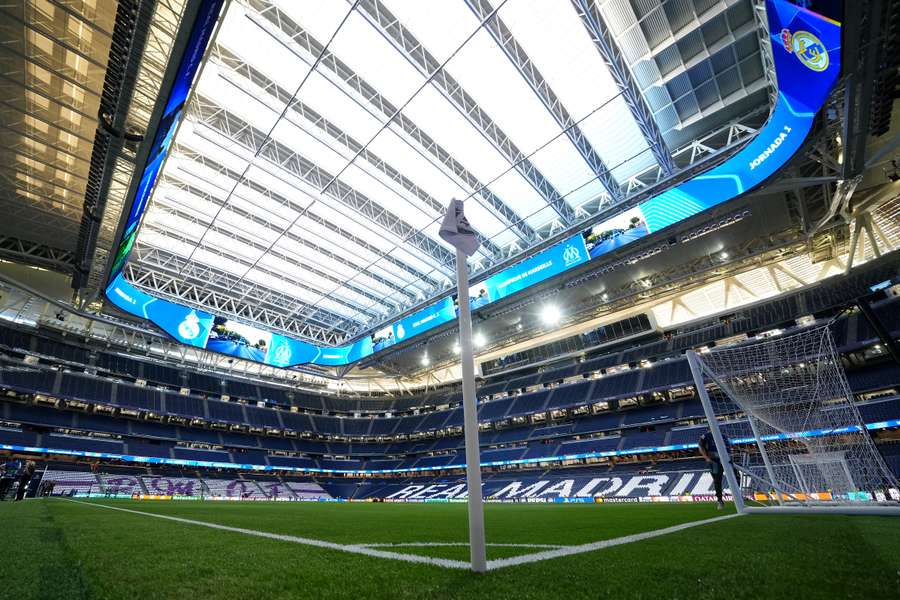 El Bernabéu, preparado para acoger de nuevo la Champions League