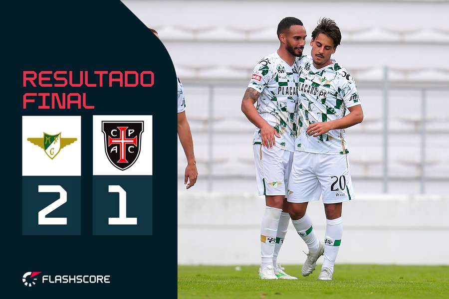 Benny e Schettine marcaram para o Moreirense