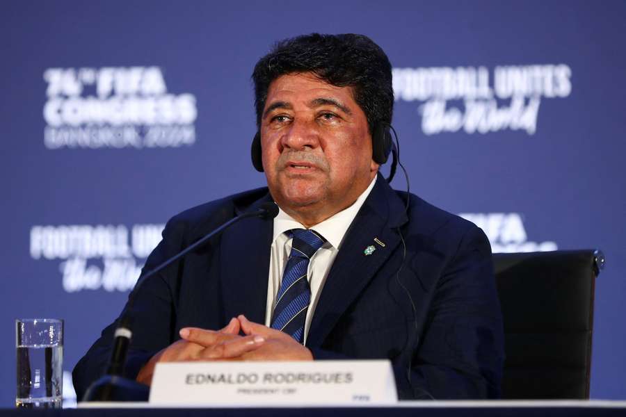 Brazilian Football Confederation President Ednaldo Rodrigues