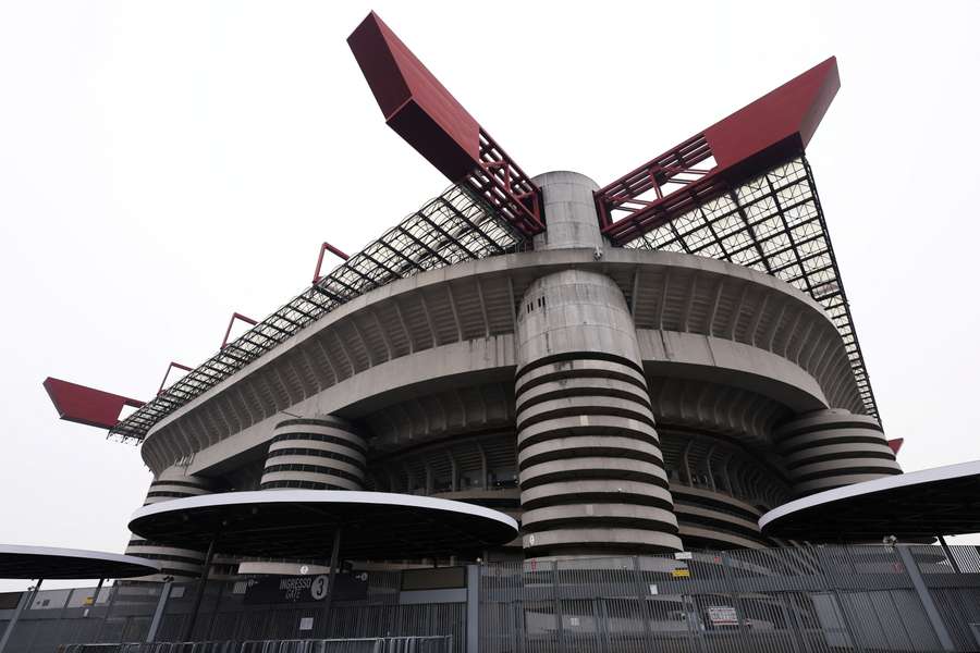 General view outside San Siro