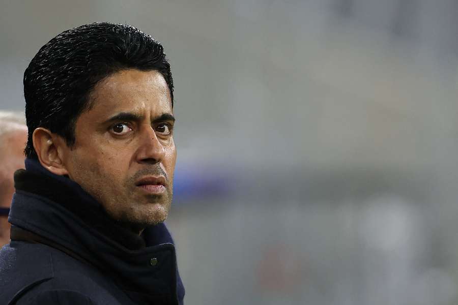 Nasser Al-Khelaïfi à l'Allianz Arena cette semaine.