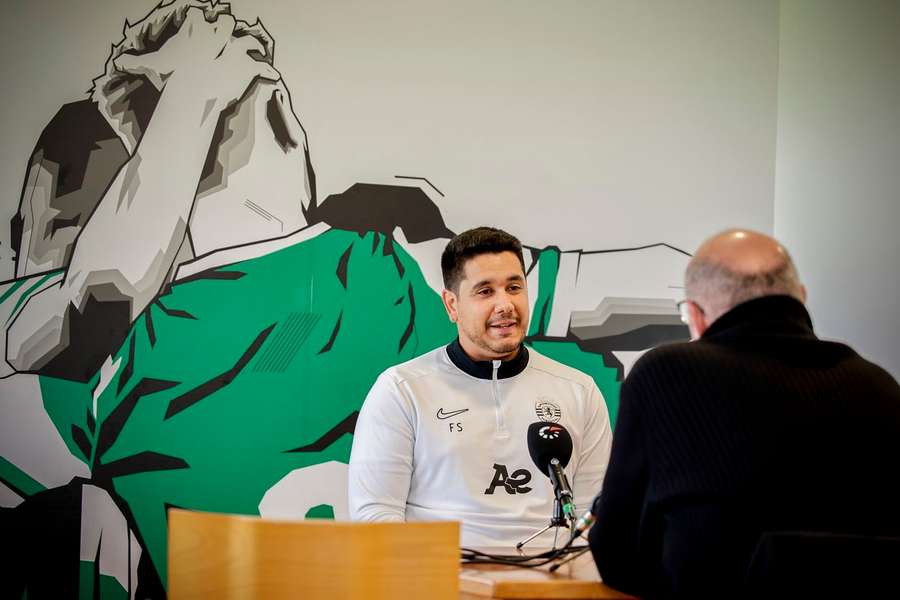 Filipe Santos conversou com o Flashscore na Academia de Alcochete