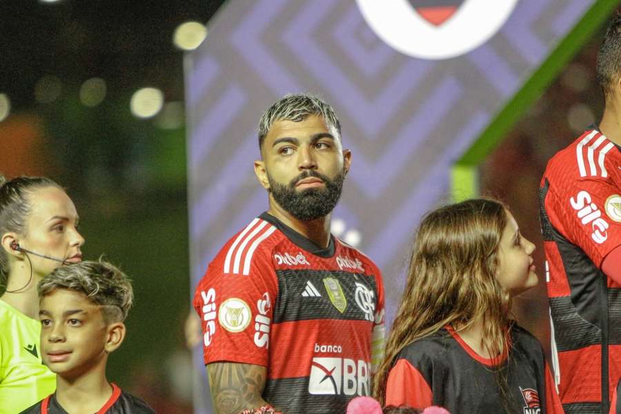 Gabriel antes da derrota por 3 a 0 no Espírito Santo