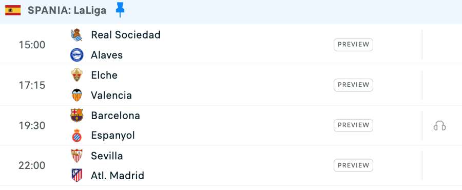 Program meciuri LaLiga Program meciuri LaLiga