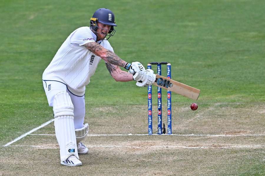 England's Ben Stokes bats during play England's Ben Stokes bats during play