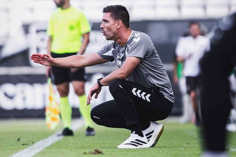 Tiago Margarido, treinador do Vitória SC Tiago Margarido, treinador do Vitória SC
