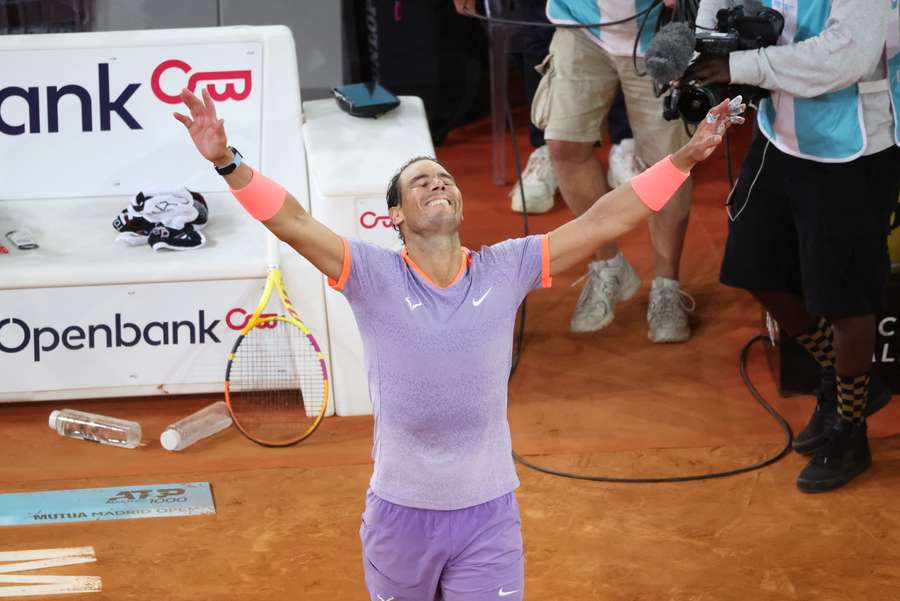 Rafael Nadal tauchte in die Fangesange seiner Heimat ab.
